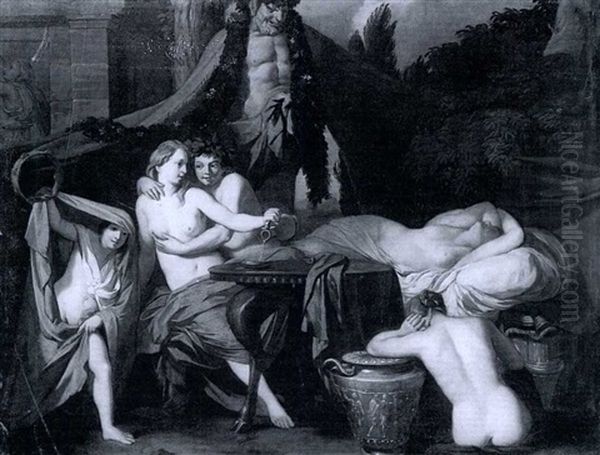 A Bacchanal Oil Painting by Gerard de Lairesse