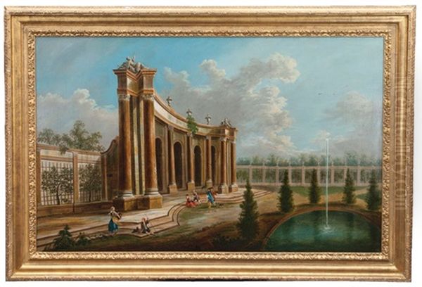 Architectural Capriccio by Jacques de Lajoue