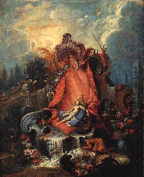 Le Bain De La Sultane by Jacques de Lajoue