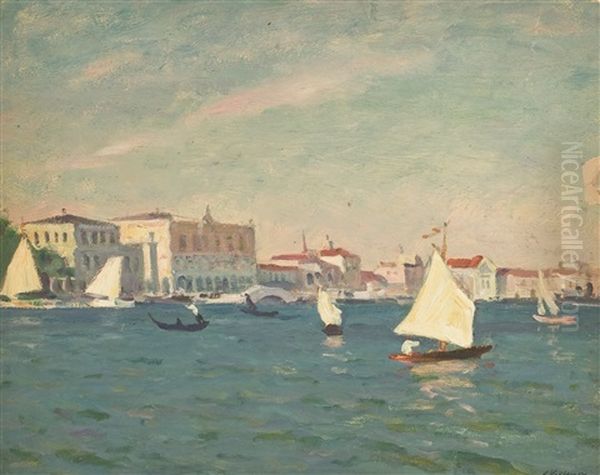 Vue De Venise by Arnold Borisovich Lakhovsky