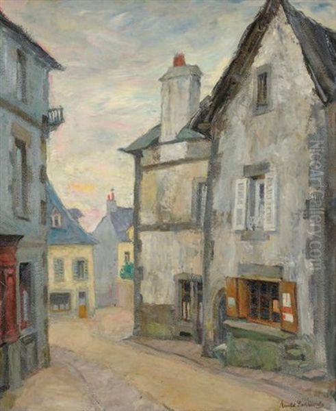 Le Vieux Quimper Oil Painting by Arnold Borisovich Lakhovsky