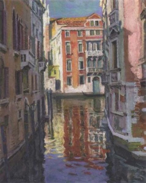 View Of Venice Oil Painting by Arnold Borisovich Lakhovsky