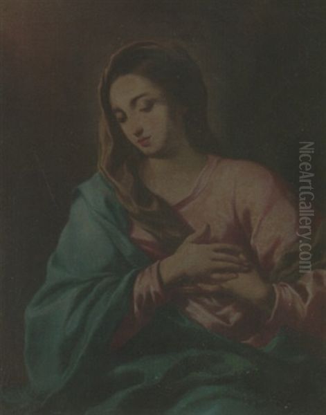 The Madonna Oil Painting by Giovanni Battista Lama