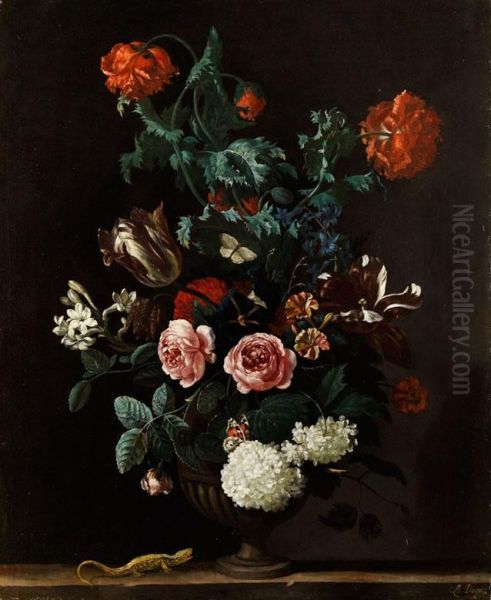 Blumenstilleben Oil Painting by Abraham Jansz Begeyn