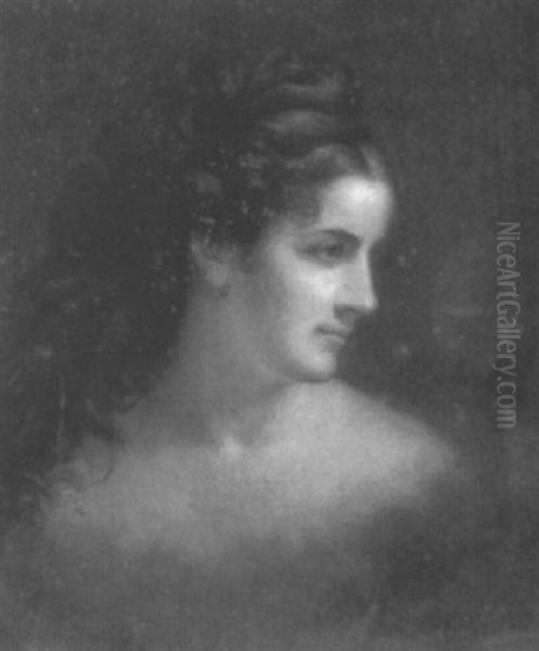 Portrait Of A Lady Oil Painting by James Reid Lambdin