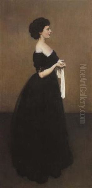 Miss Alison Preston Oil Painting by George Washington Lambert