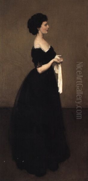 Miss Alison Preston Oil Painting by George Washington Lambert