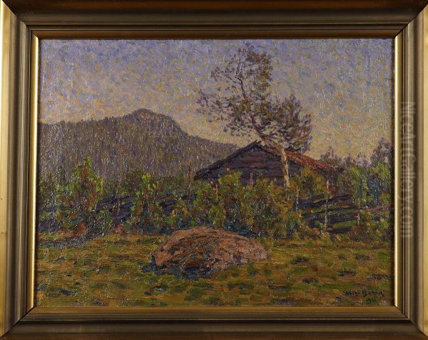 Sommardag Fran Medelpad Oil Painting by Wilhelm Behm