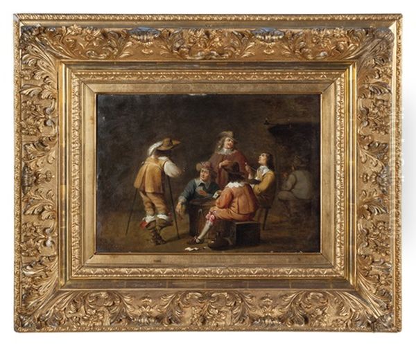 Scena Di Osteria Oil Painting by Christoffel Jacobsz. Van Der Lamen