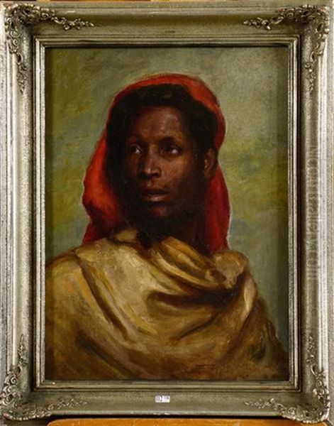 Portrait D'une Femme Arabe Oil Painting by Francisco Lameyer Y Berenguer