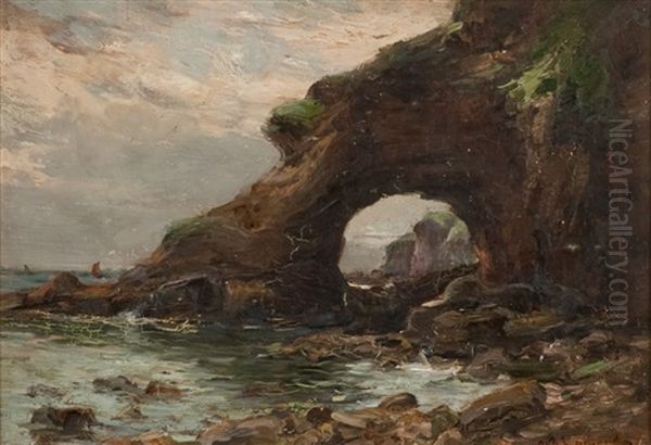 Coastal Arch Oil Painting by William Bradley Lamond