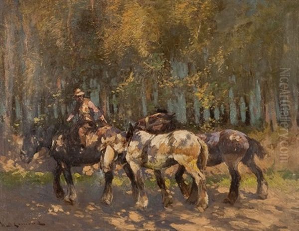 Dappled Sunlight Oil Painting by William Bradley Lamond