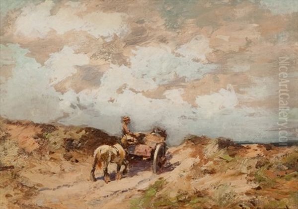 The Plough Oil Painting by William Bradley Lamond