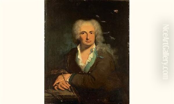 Portrait D'homme Oil Painting by Johann Baptist Lampi the Elder