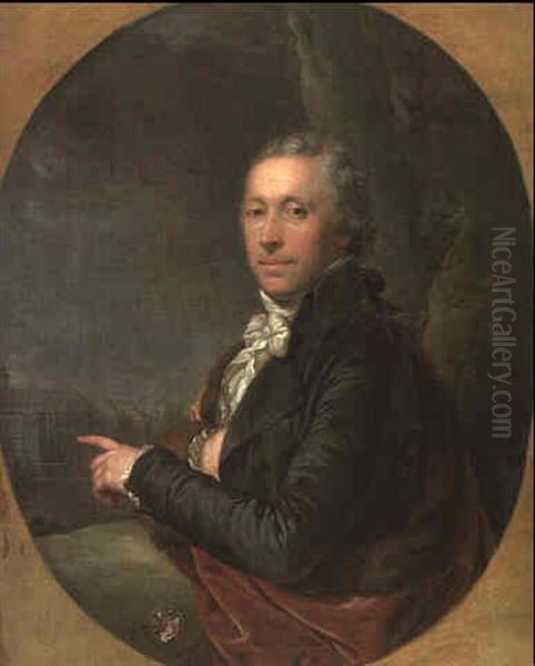 Bildnis Pacher Von Eggendorf Oil Painting by Johann Baptist Lampi the Elder