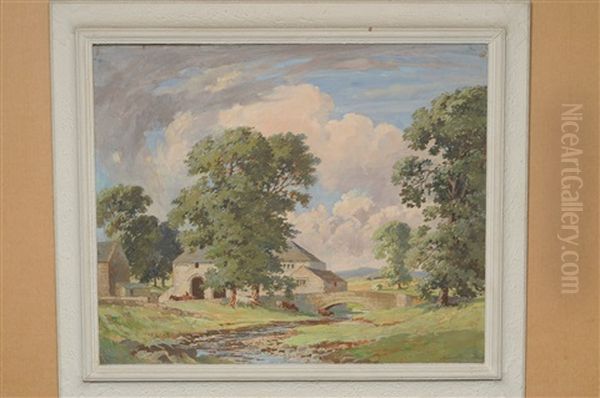 A Cumberland Farm by Percy Lancaster