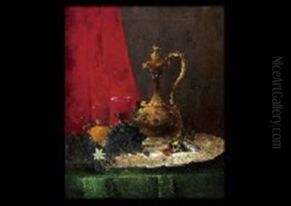 Nature Morte Oil Painting by George Lance