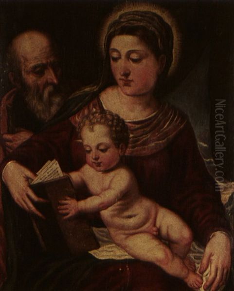 Madonna Con Il Bambino Oil Painting by Polidoro da Lanciano