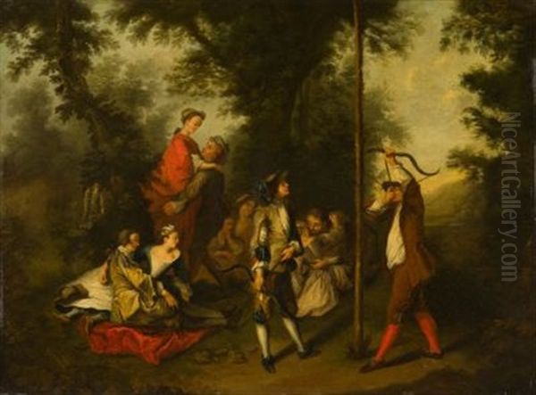 Das Erwachsenenalter Oil Painting by Nicolas Lancret