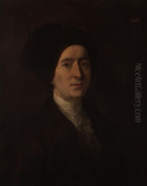 Portrait De Pierre Mangot, Seigneur D'orgeres, De Dreville Et De Dausay Oil Painting by Nicolas Lancret