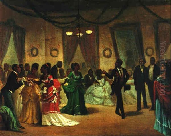 Baile De Negros Oil Painting by Victor Patricio Landaluze