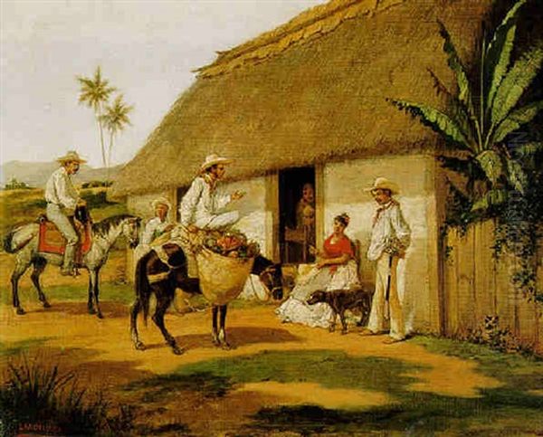 Escena Campestre Oil Painting by Victor Patricio Landaluze