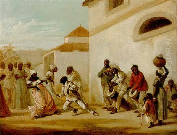 La Danza Oil Painting by Victor Patricio Landaluze