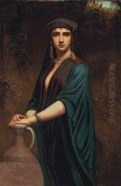 The Egyptian Girl Oil Painting by Charles Zacharie Landelle