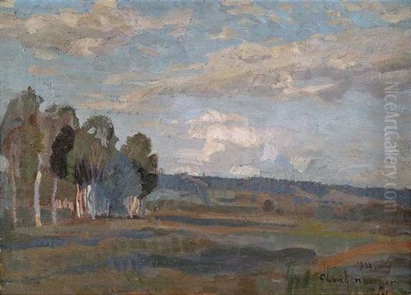 Weite Sommerlandschaft Oil Painting by Christian Landenberger