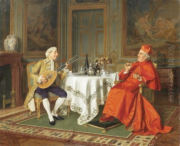 The Recital Oil Painting by Andrea Landini