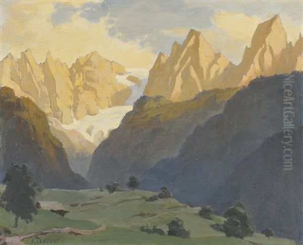 Gebirgslandschaft by Otto Landolt