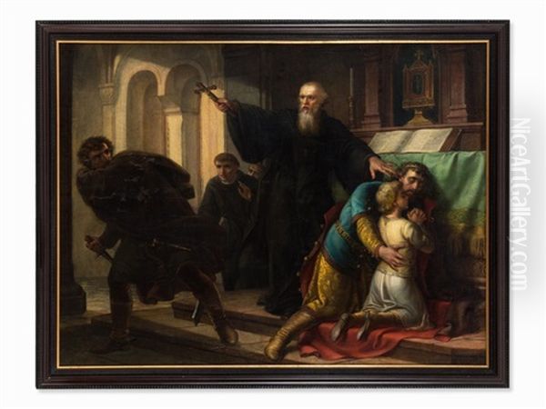 The Murder Of The Prince by Charles Landseer