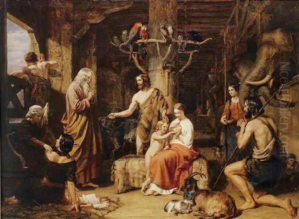 The Return Of The Dove To The Ark Oil Painting by Charles Landseer