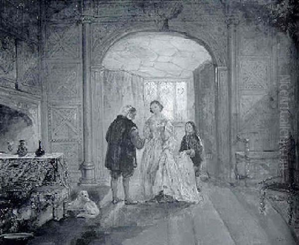 The Greeting by Charles Landseer