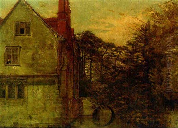 Baddesley Clinton House, Warwickshire Oil Painting by Charles Landseer