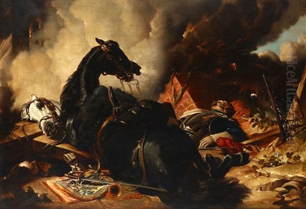 War Oil Painting by Sir Edwin Henry Landseer