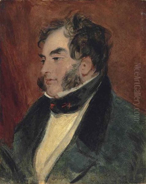 Portrait Of William Arden, 2nd Baron Alvanley Oil Painting by Sir Edwin Henry Landseer