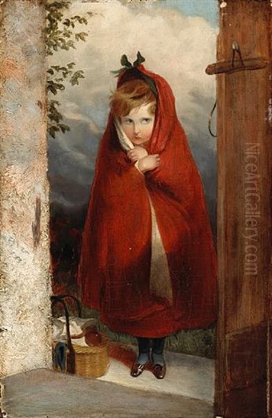 Little Red Riding Hood Oil Painting by Sir Edwin Henry Landseer