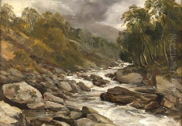 The Brewing Storm Oil Painting by Sir Edwin Henry Landseer