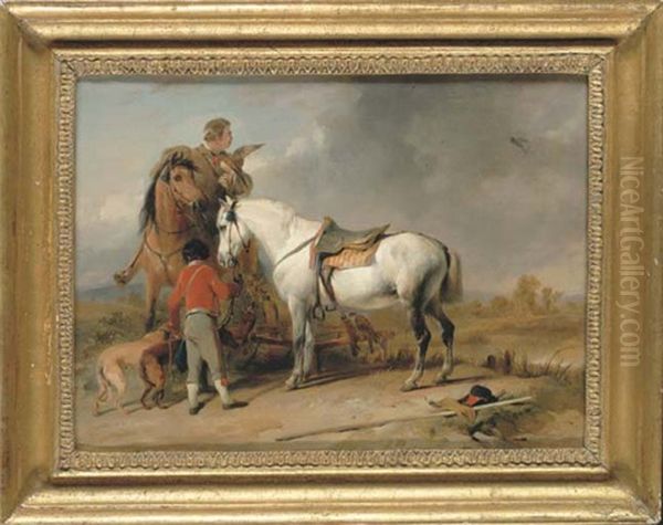 The Hawk Trainer Oil Painting by Sir Edwin Henry Landseer