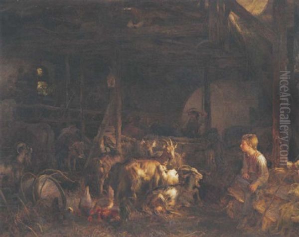 The Last Day Together Oil Painting by Sir Edwin Henry Landseer