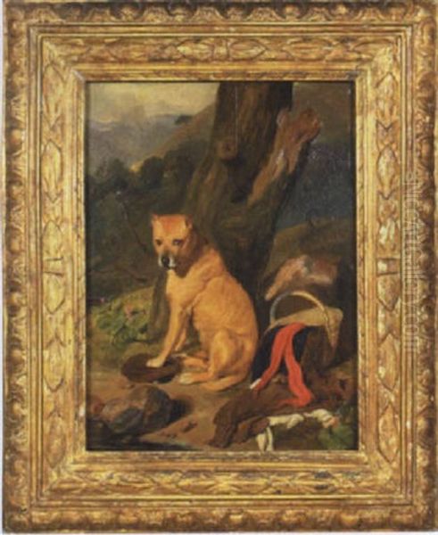 Waiting For Master Oil Painting by Sir Edwin Henry Landseer