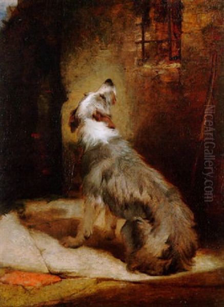 The Sentinel Oil Painting by Sir Edwin Henry Landseer