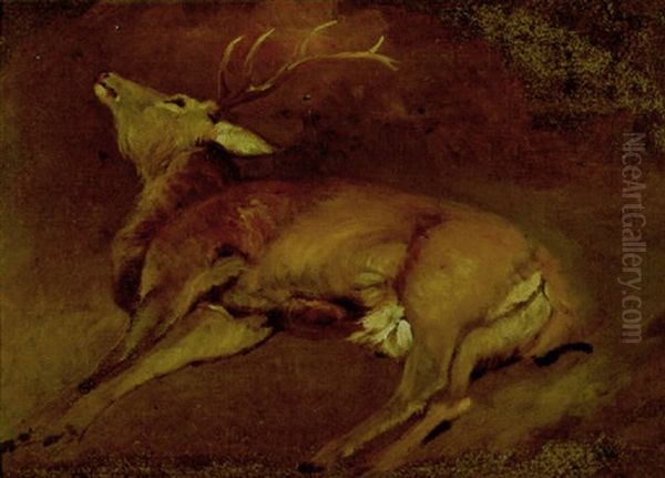 Ein Reh Oil Painting by Sir Edwin Henry Landseer