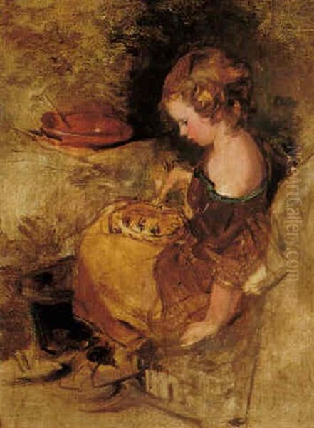 Feeding Nestlings Oil Painting by Sir Edwin Henry Landseer