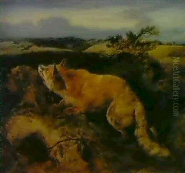 The Poacher Oil Painting by Sir Edwin Henry Landseer