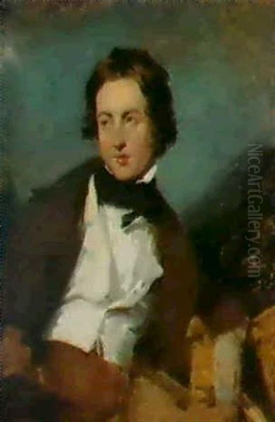 Portrait Presume De Master Brampton Oil Painting by Sir Edwin Henry Landseer