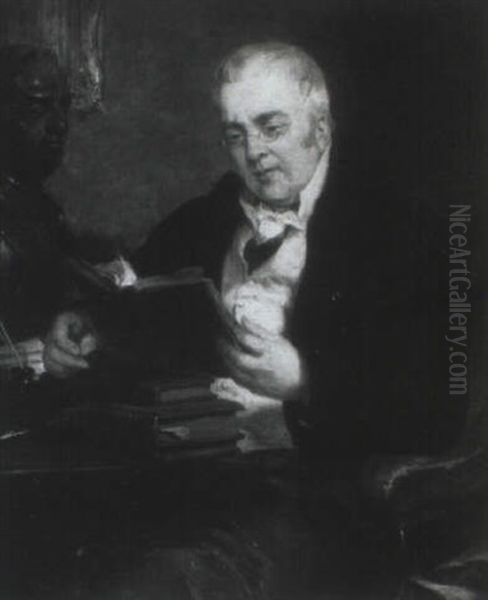 Portrait Of John Allen Oil Painting by Sir Edwin Henry Landseer