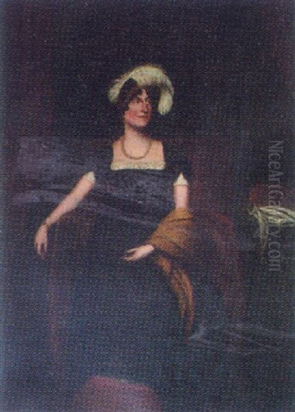 Portrait Of Hester, Lady Astley Oil Painting by William Lane