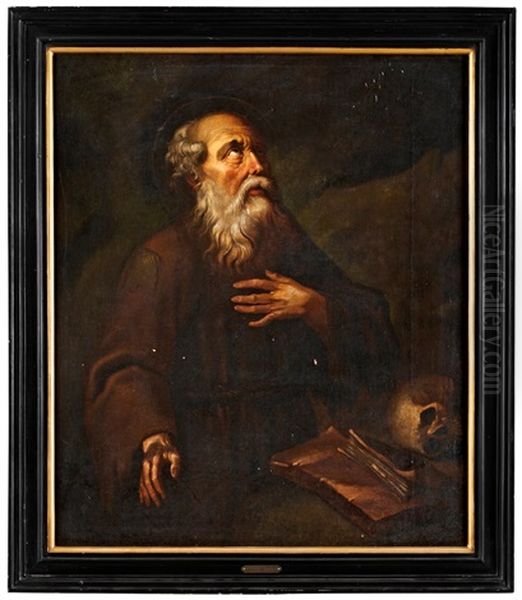 Den Helige Hieronimus Oil Painting by Giovanni Lanfranco